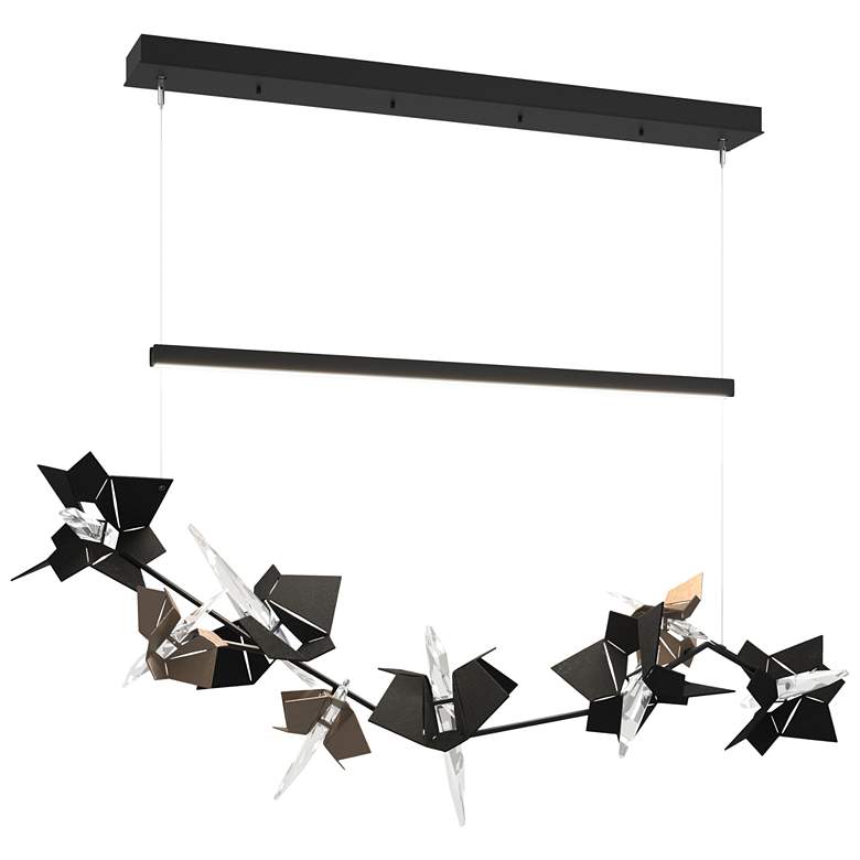 Image 1 Belladonna 50.3"W Bronze Accented Black Standard LED Pendant