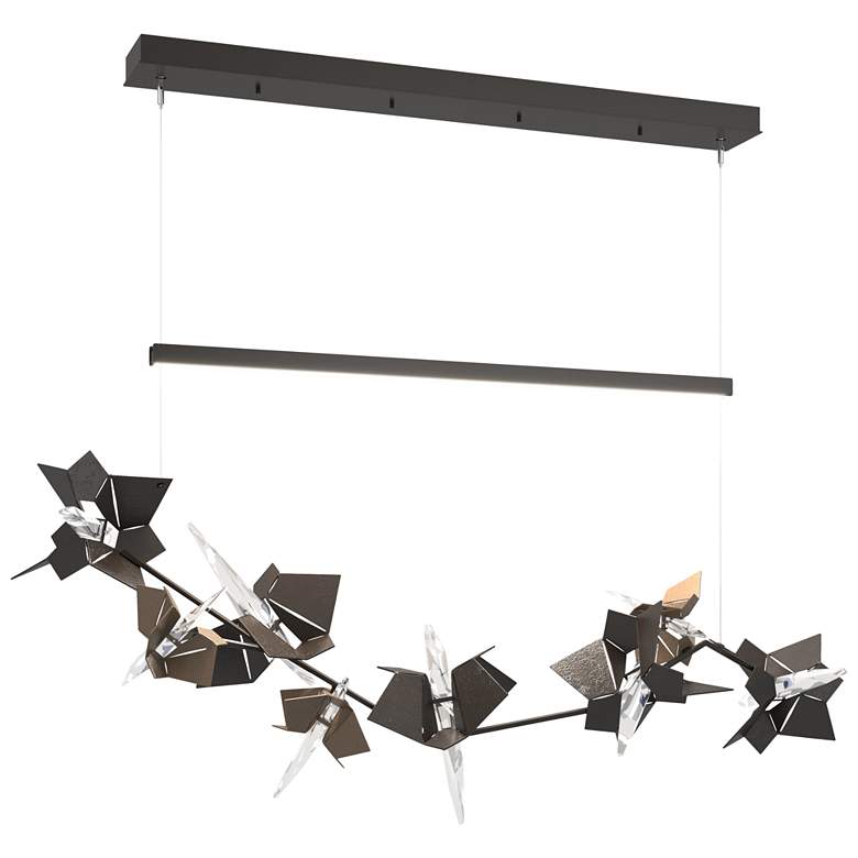 Image 1 Belladonna 50.3"W Bronze Accented Oil Rubbed Bronze Standard LED Penda