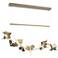 Belladonna 50.3"W Bronze Accented Soft Gold Standard LED Pendant