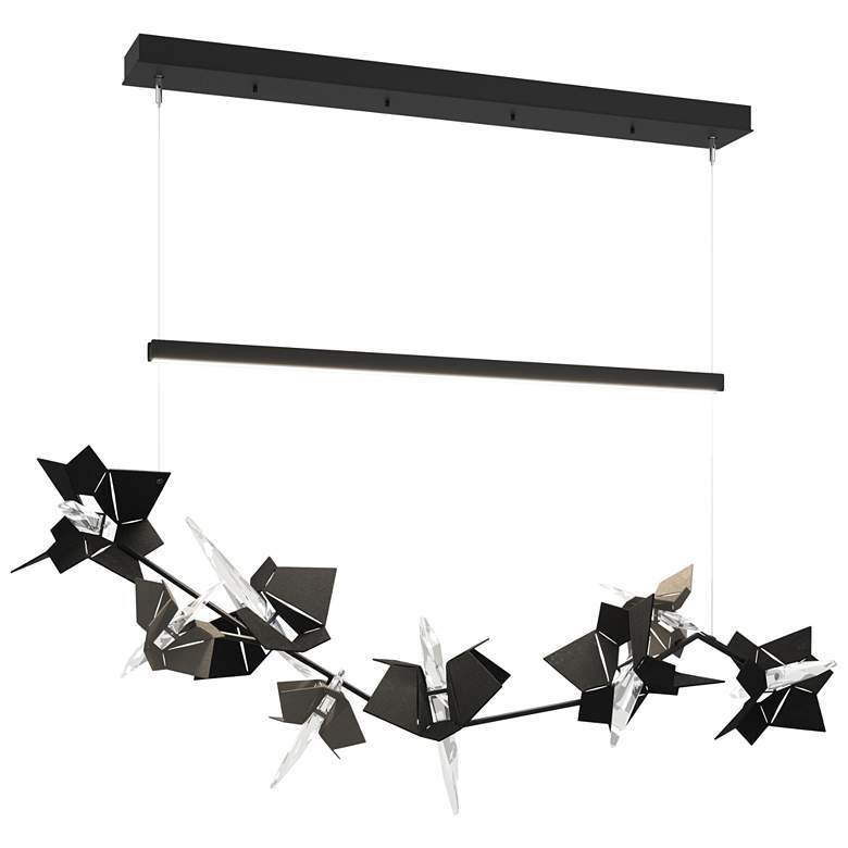 Image 1 Belladonna 50.3"W Dark Smoke Accented Black Standard LED Pendant