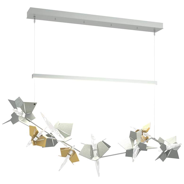 Image 1 Belladonna 50.3"W Modern Brass Accented  Standard LED Pendant