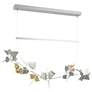 Belladonna 50.3"W Modern Brass Accented  Standard LED Pendant