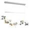 Belladonna 50.3"W Modern Brass Accented  Standard LED Pendant