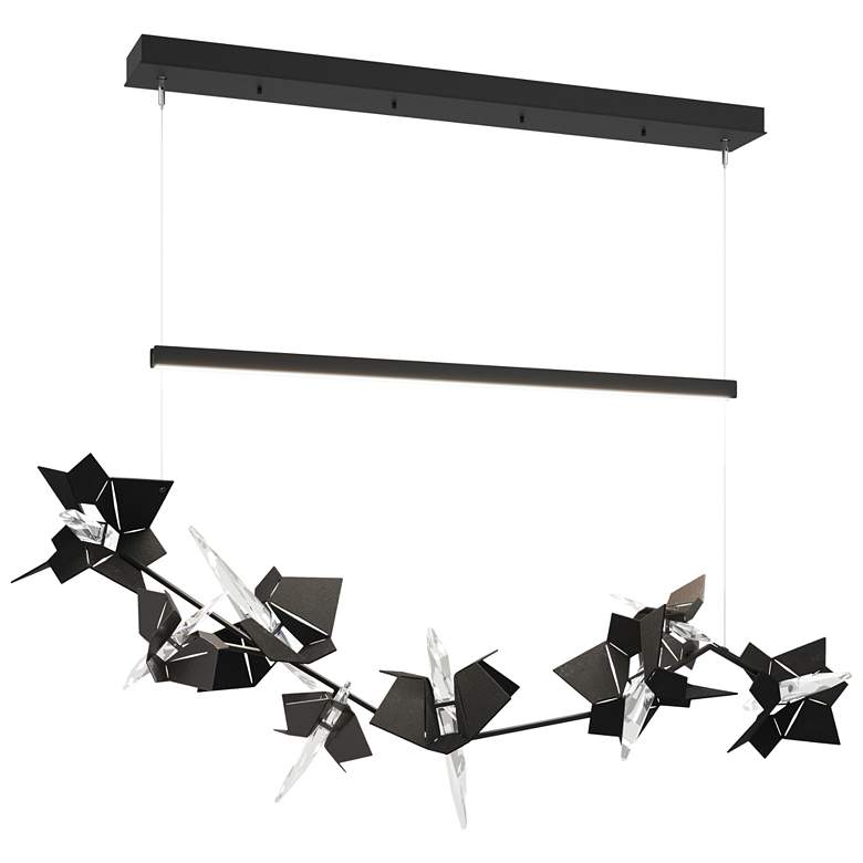 Image 1 Belladonna 50.3"W Oil Rubbed Bronze Accented Black Standard LED Pendan