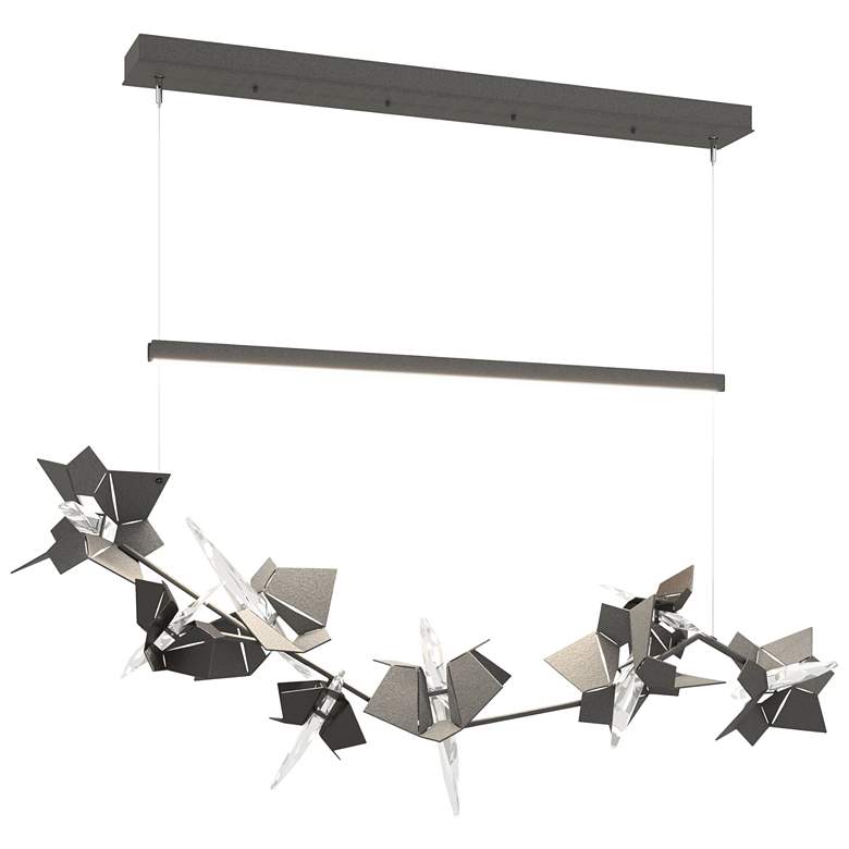 Image 1 Belladonna 50.3"W Oil Rubbed Bronze Accented Iron Standard LED Pendant