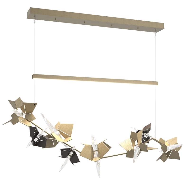 Image 1 Belladonna 50.3"W Oil Rubbed Bronze Accented Soft Gold Standard LED Pe