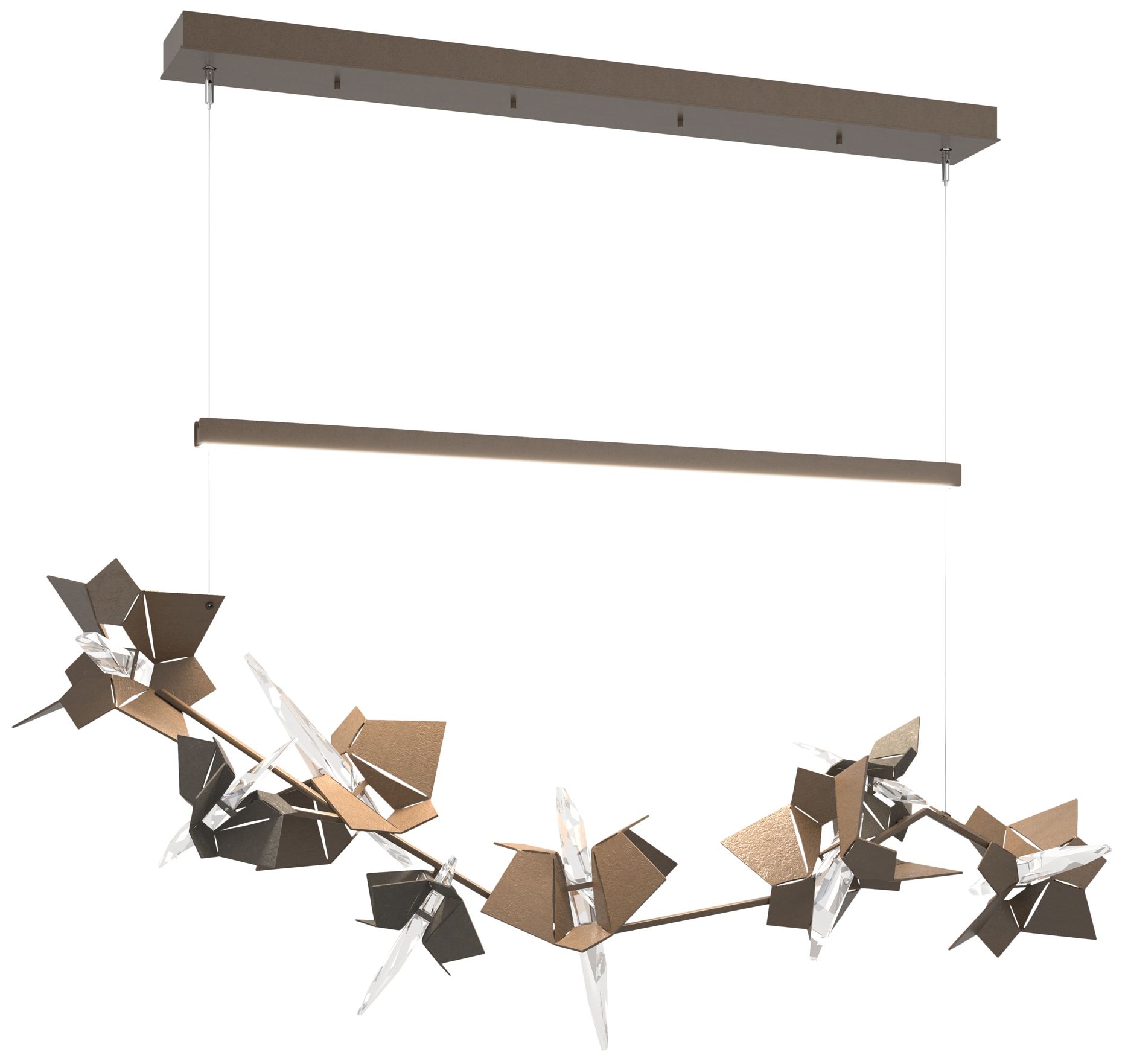 Belladonna LED Pendant - Bronze - Dark Smoke - Made to Order