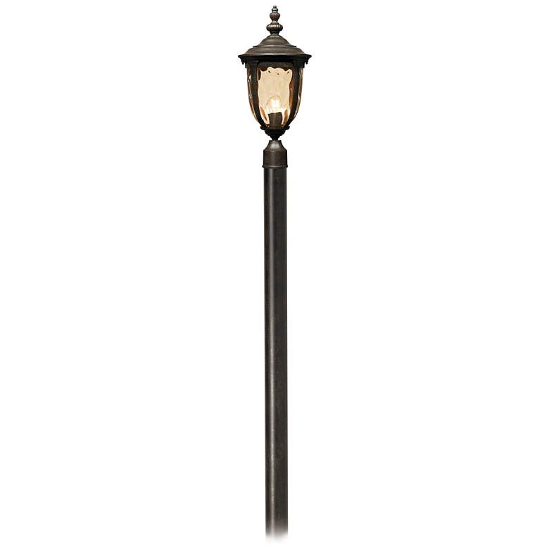 Image 2 Bellagio 103 inch High Bronze Outdoor Post Light with Pole