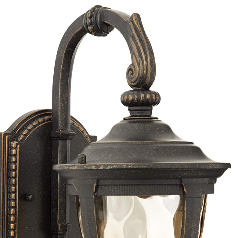 Image 2 Bellagio 13 1/2 inch High Bronze Downbridge Outdoor Wall Lights Set of 2 more views