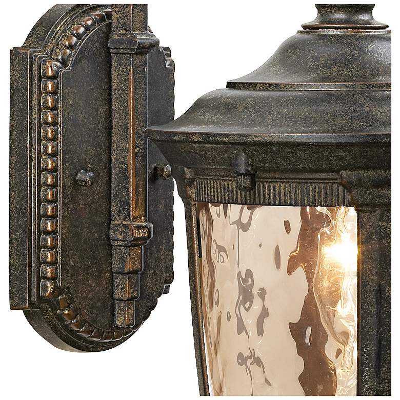 Image 4 Bellagio 16 1/2 inch High Bronze Downbridge Outdoor Wall Light Set of 2 more views