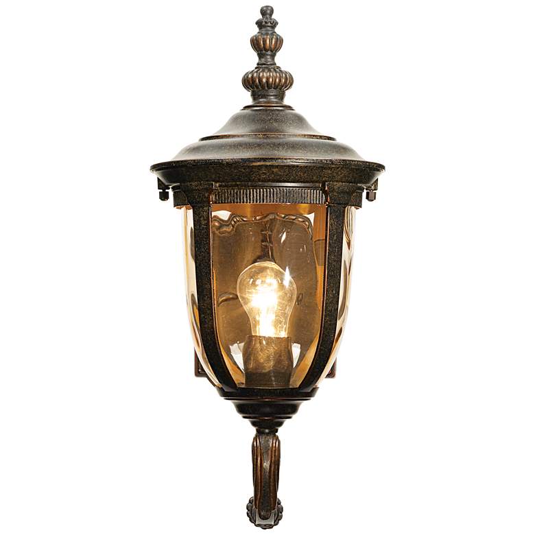 Image 4 Bellagio 16 1/2" High Bronze Upbridge Arm Outdoor Wall Light Set of 2 more views