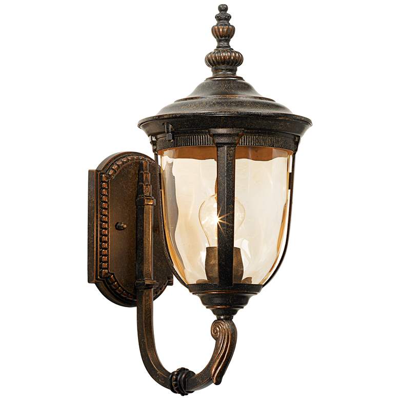 Image 5 Bellagio 16 1/2 inch High Bronze Upbridge Arm Outdoor Wall Light Set of 2 more views