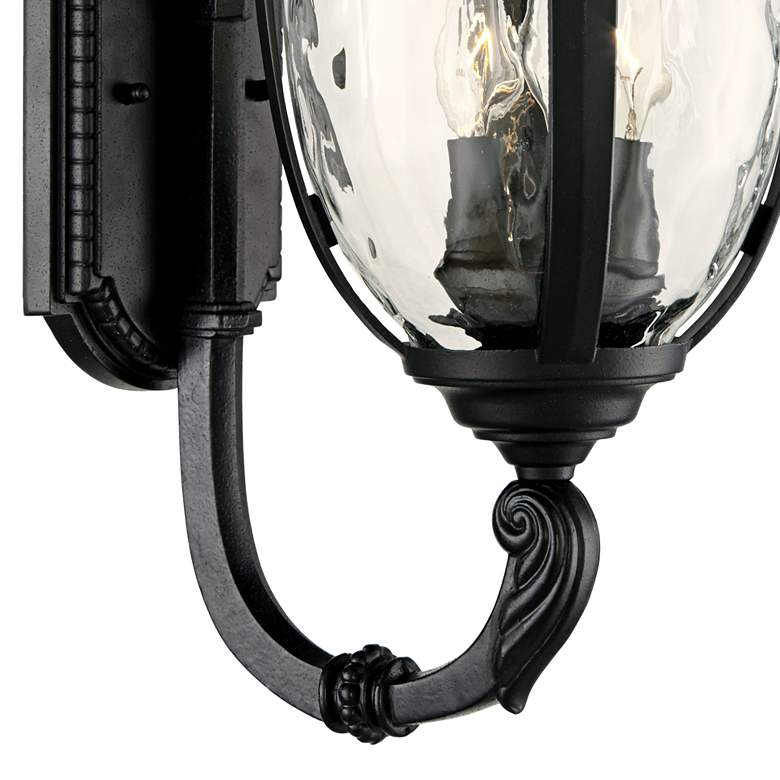 Image 5 Bellagio 21 inch High Black Upbridge Outdoor Wall Light more views