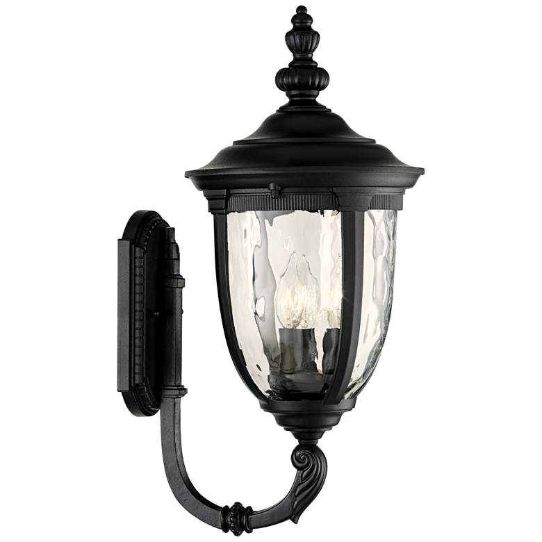 Image 7 Bellagio 21 inch High Black Upbridge Outdoor Wall Light more views