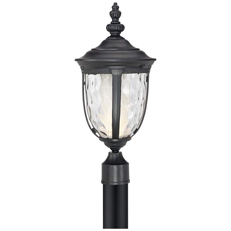 Image 1 Bellagio&#8482; 21 inch High LED Black Outdoor Post Light