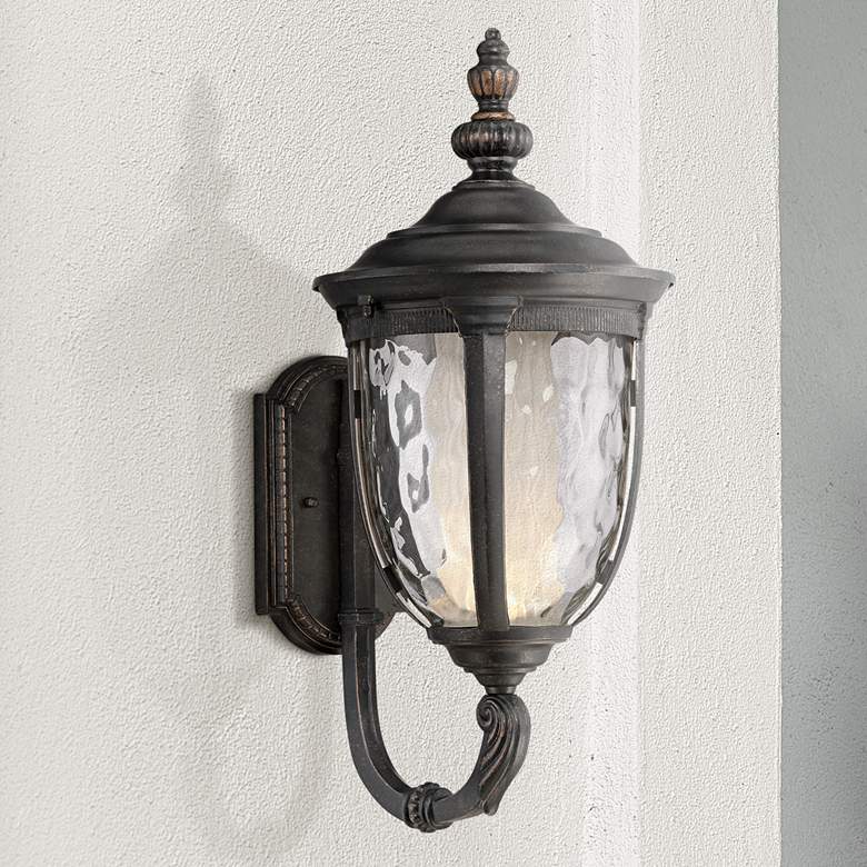 Image 1 Bellagio&#8482; 21 inch High Veranda Bronze LED Outdoor Wall Light