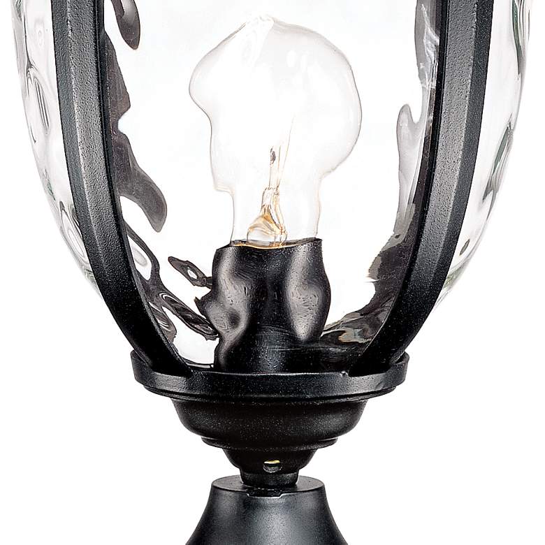 Image 5 Bellagio 22 3/4" High Black Traditional Post Light with Pier Adapter more views