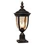 Bellagio 22 3/4" High Bronze Post Light with Pier Mount Adapter