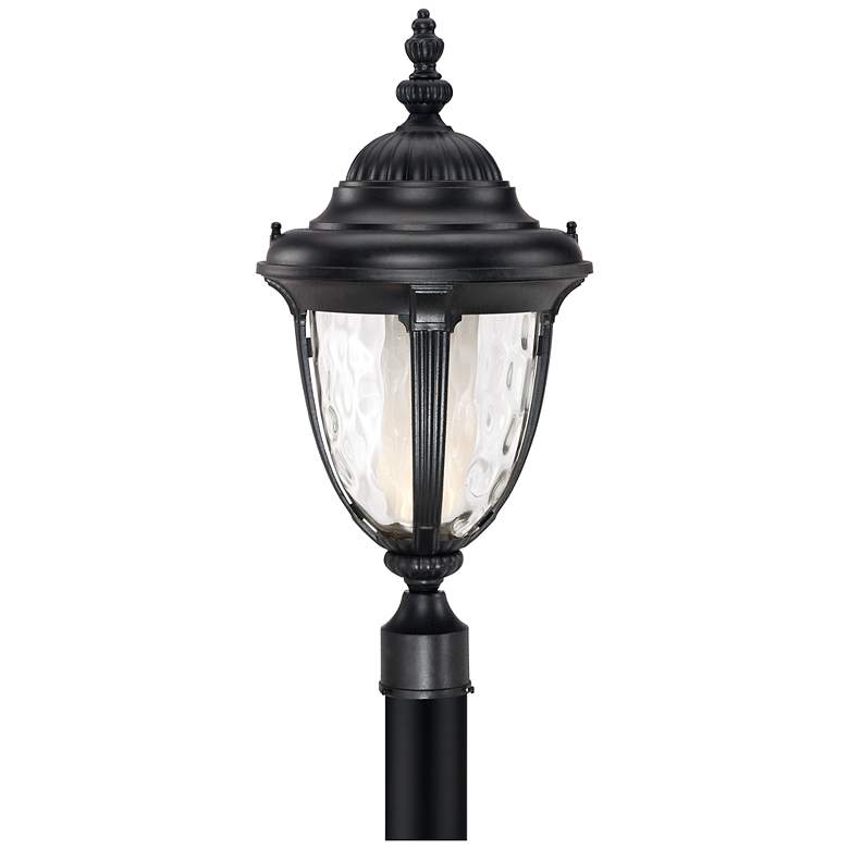 Image 1 Bellagio&#8482; 24 1/2 inch High LED Black Outdoor Post Light
