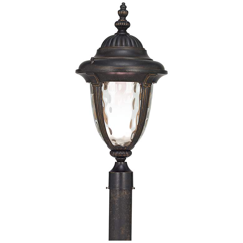 Image 1 Bellagio&#8482; 24 1/2 inch High LED Bronze Outdoor Post Light