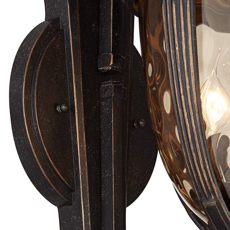 Image 5 Bellagio™ 27 1/2" High Double Arm Traditional Outdoor Wall Light more views