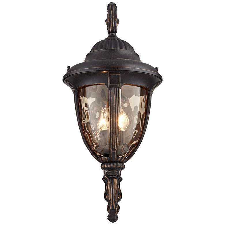 Image 7 Bellagio™ 27 1/2" High Double Arm Traditional Outdoor Wall Light more views