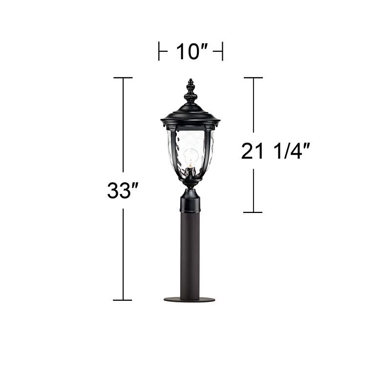 Image 5 Bellagio 33" High Black Path Light with Low Voltage Bulb more views