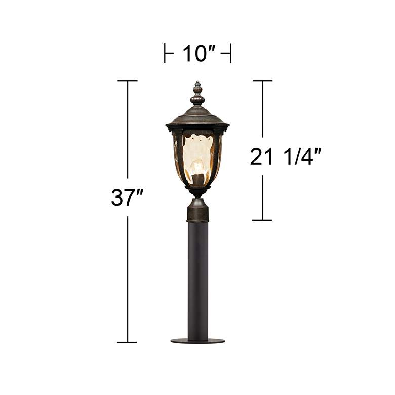Image 5 Bellagio 37" High Bronze Path Light with Low Voltage Bulb more views