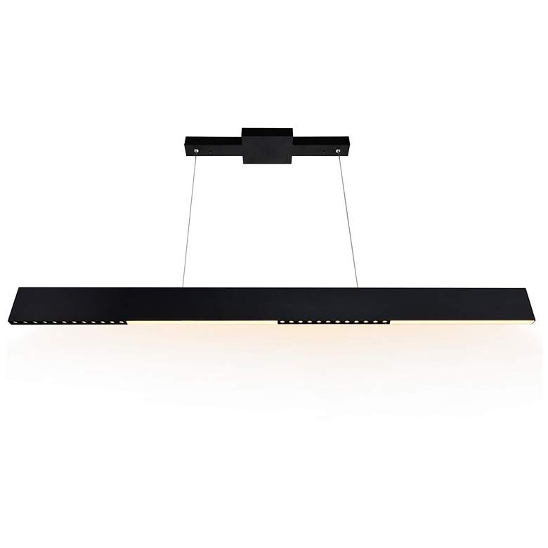 Image 1 Bellagio 42 in LED Integrated Black Chandelier