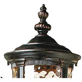 Image4 of Bellagio 96" High Bronze Outdoor 3-Light Street Lantern more views