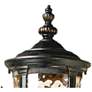 Bellagio 96" High Bronze Outdoor 3-Light Street Lantern in scene