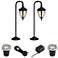 Bellagio Black 6-Piece LED In-Ground and Path Light Set