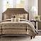 Bellagio Brown and Gold 6-Piece Coverlet Set