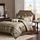 Bellagio Brown and Gold 7-Piece Comforter Set