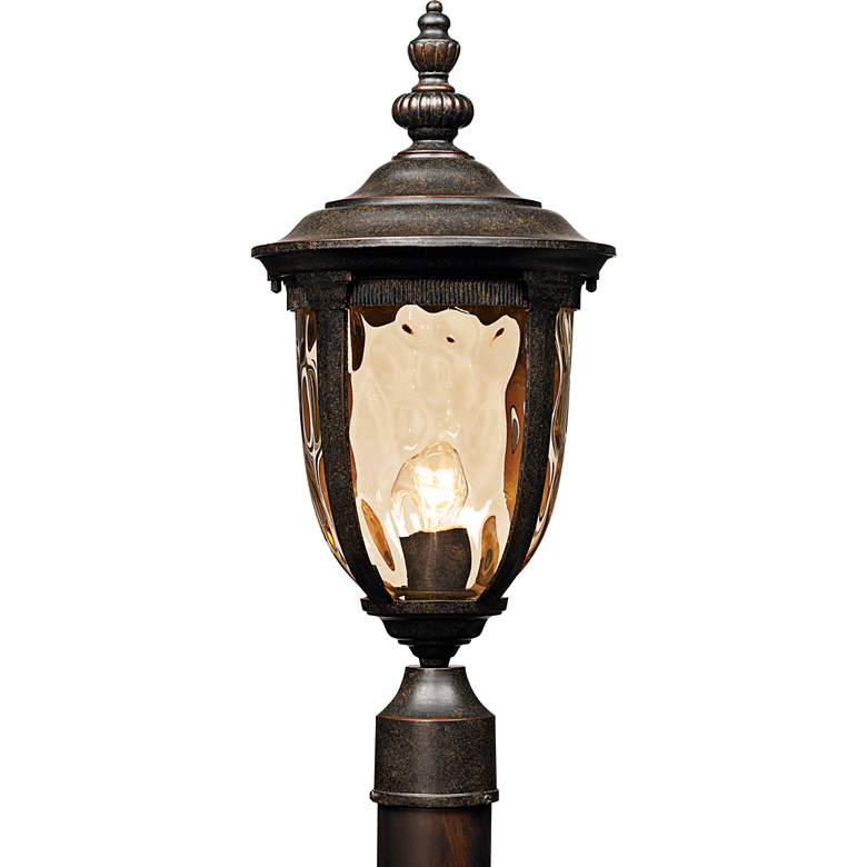 Image 3 Bellagio Collection 21 1/4" High Bronze Outdoor Post Light