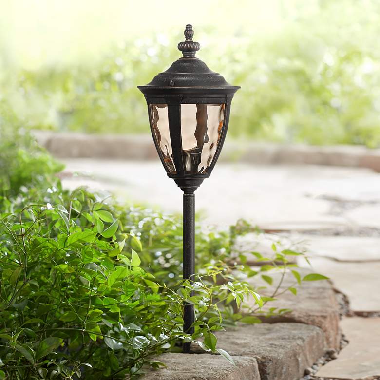 Image 1 Bellagio Collection 22 1/2 inch High Bronze Landscape LED Path Light