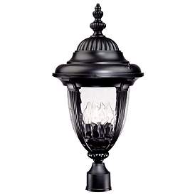 Image3 of Bellagio Collection 24 1/2" High Black Outdoor Post Light