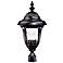Bellagio Collection 24 1/2" High Black Outdoor Post Light