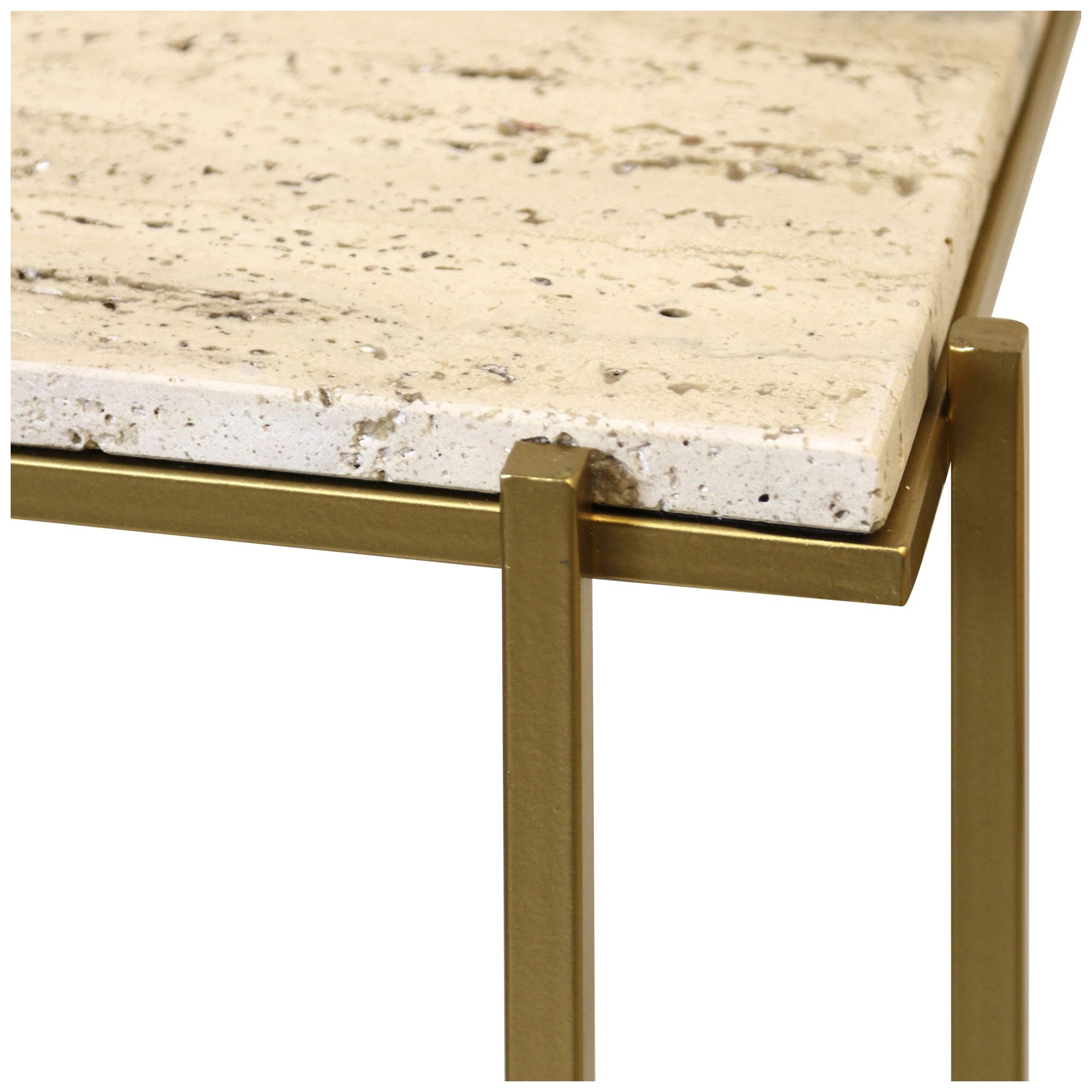 Image 2 Bellagio x Gold, Beige Side Table - Set of 2 more views