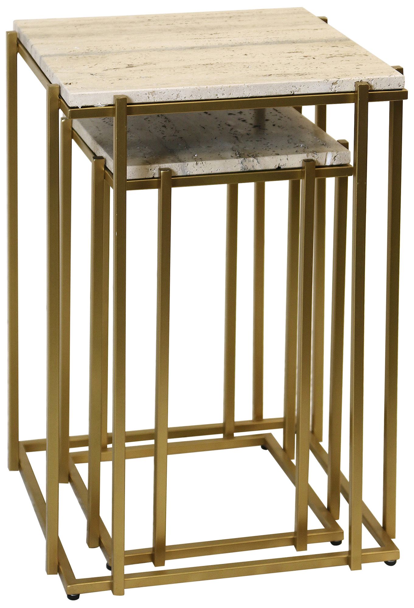 Image 3 Bellagio x Gold, Beige Side Table - Set of 2 more views