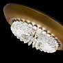 4_Bellaire 4.5"H x 15.75"W 1-Light Crystal Flush Mount in Aged Bras more views