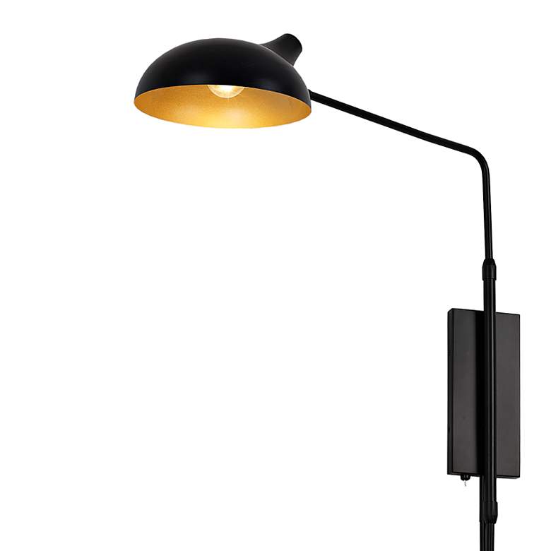 Image 4 Bellamy 29 1/4" High Matte Black 2-Light Wall Sconce more views