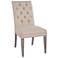 Bellamy 38" Coastal Styled Parsons Dining Chair-Set of 2