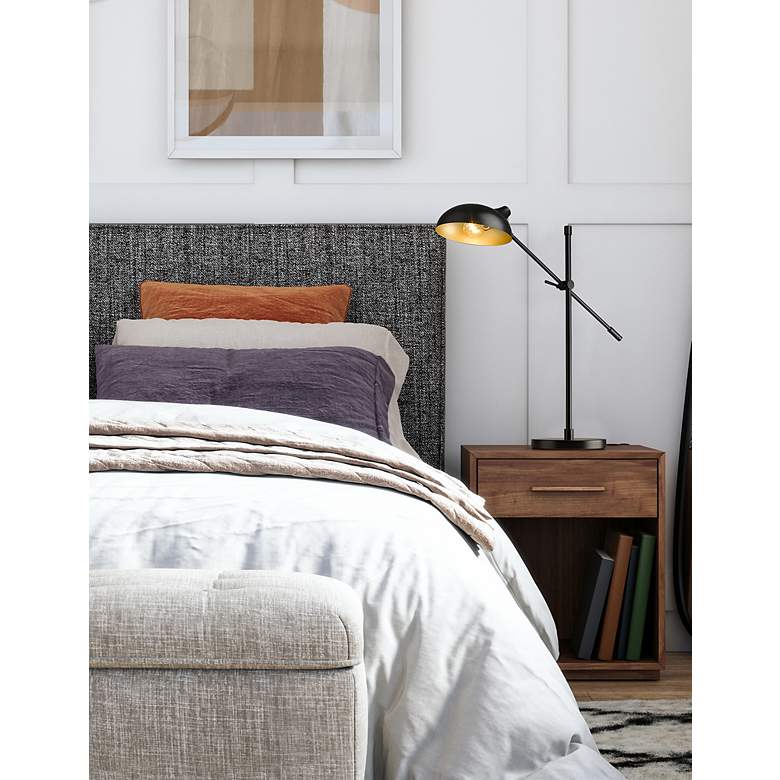 Image 4 Bellamy by Z-Lite Matte Black 1 Light Table Lamp more views