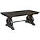 Bellamy Deep Weathered Pine Extendable Dining Table
