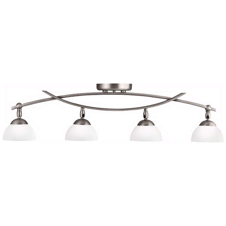 Image 1 Bellamy Pewter 4-Light Rail Ceiling Light by Kichler