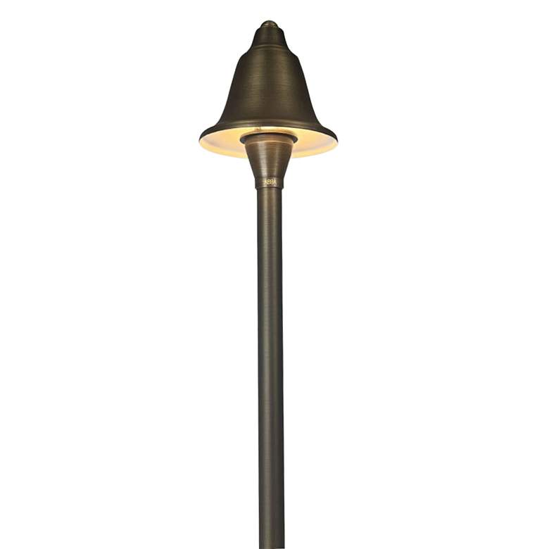 Image 1 Belland 19" High Natural Brass LED Outdoor Path Light