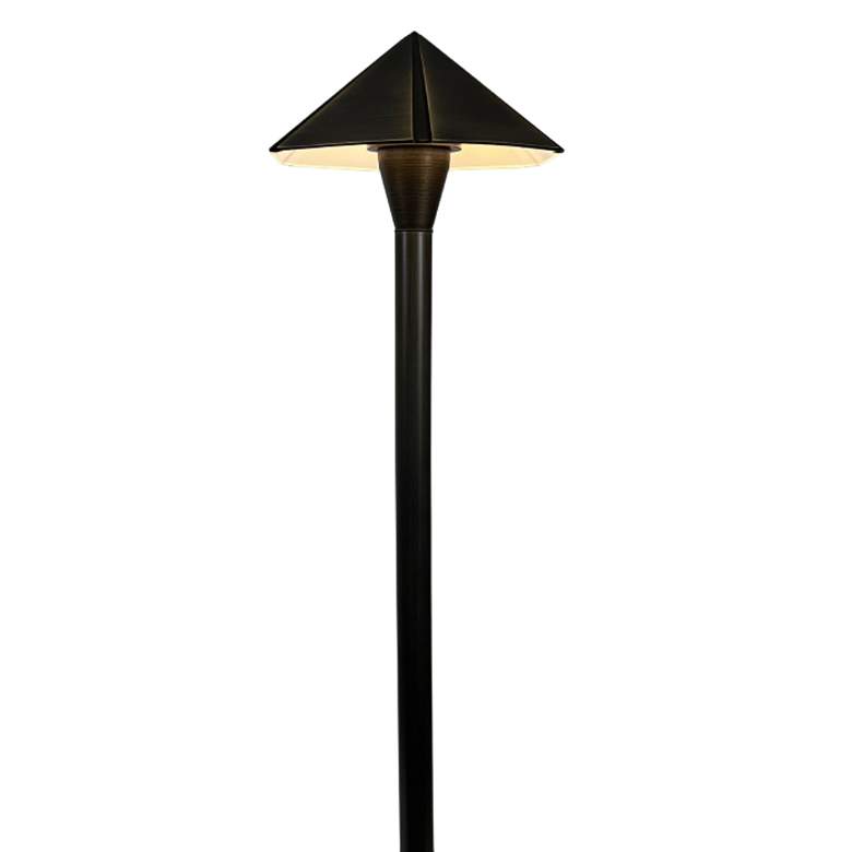Image 2 Belland 20" High Natural Brass LED Outdoor Path Light more views