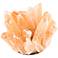 Bellane Orange Stone and Clear Glass Candle Holder