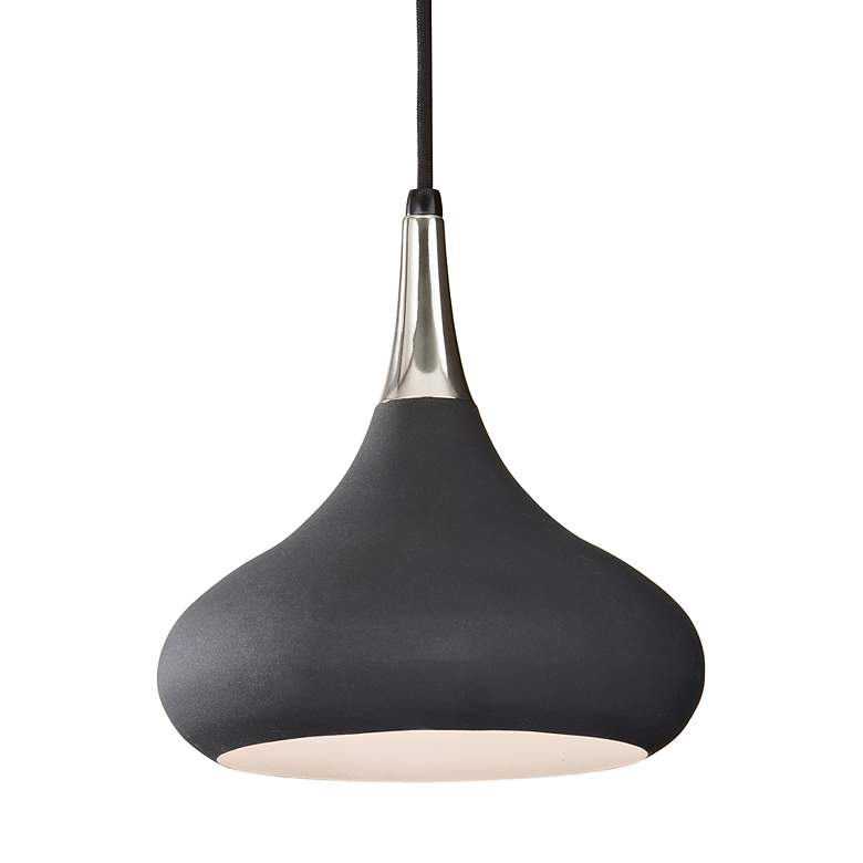 Image 5 Belle 10" Wide Black Mini Pendant more views